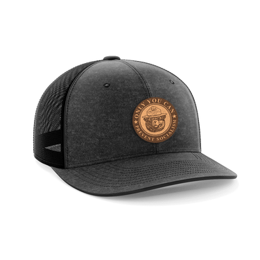 Only You Can Prevent Socialism Leather Patch Hat Hat Greater Half Heather Black/Black